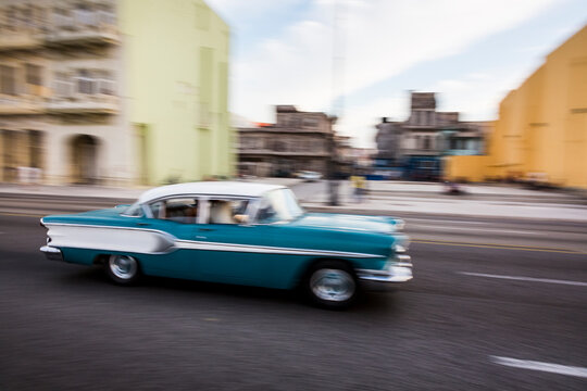 Vintage car in Cuba