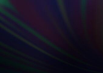 Fototapeta premium Dark Black vector blurred background. Colorful abstract illustration with gradient. The elegant pattern for brand book.