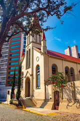 Fototapeta na wymiar A Igreja Santo Antônio da cidade de Florianópolis, florianopolis, Santa Catarina, Brasil