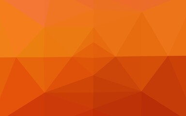 Light Orange vector polygon abstract layout. Colorful illustration in abstract style with gradient. Elegant pattern for a brand book.