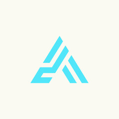 A logo triangle icon vector cloud illustrations