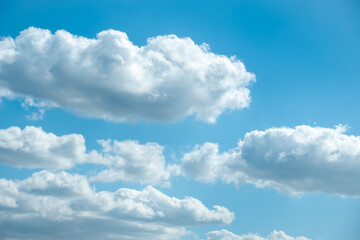 Blue sky with clouds. background