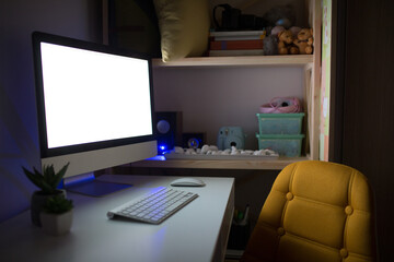 Desktop computer setup