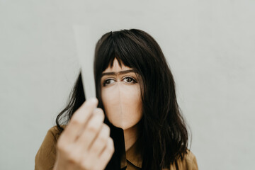 Woman Reflection Portrait