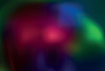 Dark Multicolor vector blurred bright pattern.