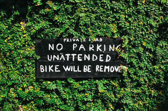 Perking area sign