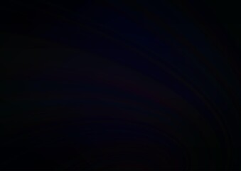 Dark Black vector blurred and colored template. Creative illustration in halftone style with gradient. The background for your creative designs.
