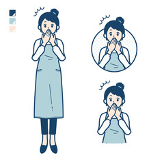 simple apron woman_Accident