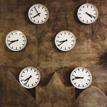 Clocks on the wall