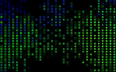 Dark Blue, Yellow vector layout with lines, rectangles. Abstract gradient illustration with rectangles. Best design for your ad, poster, banner.