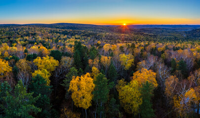 Heilongjiang province camp five national forest park of small xing anling