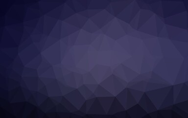 Dark Purple vector shining triangular background. Modern geometrical abstract illustration with gradient. Textured pattern for background.