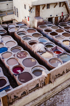 Tannery in Fes, Morocco