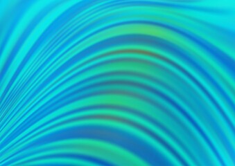 Light Blue, Green vector glossy bokeh pattern. A vague abstract illustration with gradient. The template can be used for your brand book.