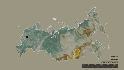 Location of Buryat, republic of Russia,. Relief