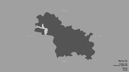 Mariy-El - Russia. Bounding box. Bilevel