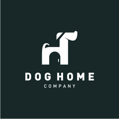 dog logo animal pet vector icon illustrations