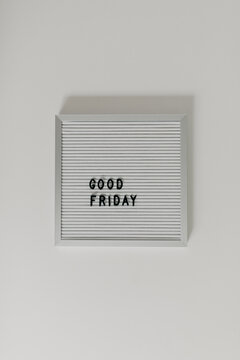 Whiteboard Words That Spell Good Friday