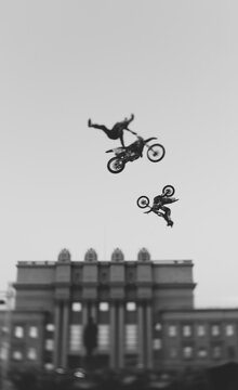 freestyle tricks in the air