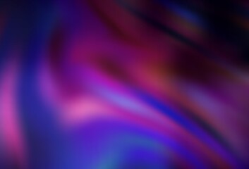 Dark Pink vector blurred template.