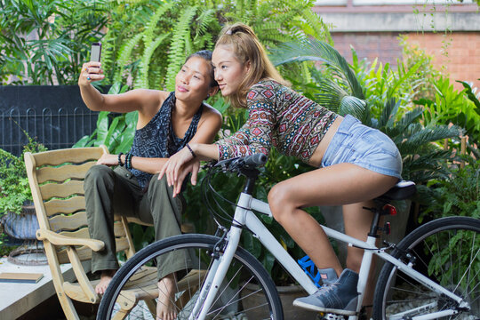Young Woman Hanging out
