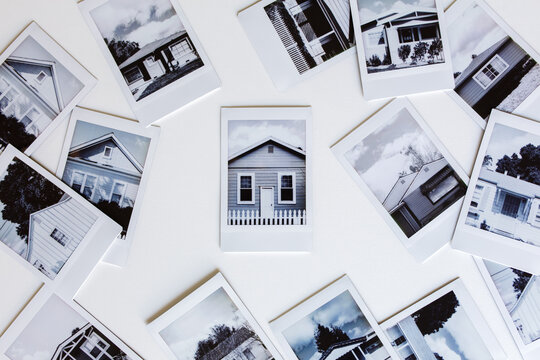 Polaroids of houses
