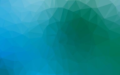 Light Blue, Green vector blurry triangle texture. Colorful abstract illustration with gradient. Polygonal design for your web site.