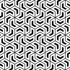 
Hexagonal art deco pattern background.