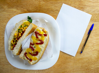 hot dog typical of the City of São Paulo.