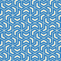 
Hexagonal art deco pattern background.