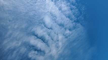 blue sky with clouds