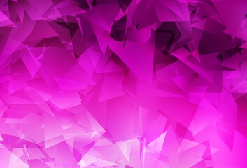 Fototapeta premium Light Pink vector abstract mosaic pattern.