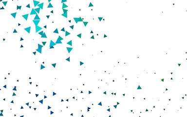 Light Blue, Green vector texture in triangular style. Modern abstract illustration with colorful triangles. Smart design for your business advert.