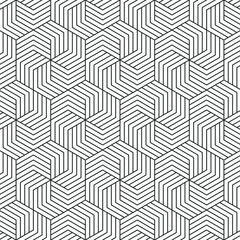 
Hexagonal art deco pattern background.