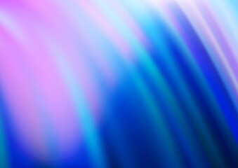 Light Pink, Blue vector template with bent lines. A vague circumflex abstract illustration with gradient. The best blurred design for your business.