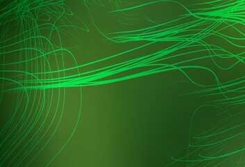 Dark Green vector colorful blur backdrop.