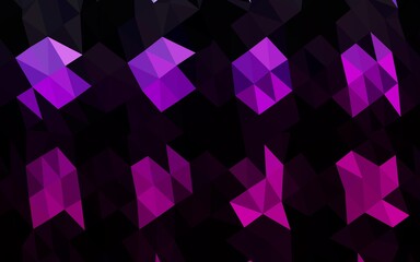 Light Purple vector blurry triangle template. A completely new color illustration in a vague style. Elegant pattern for a brand book.