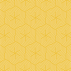 
Hexagonal art deco pattern background.