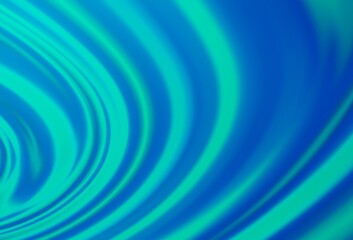 Light BLUE vector background with bent ribbons.