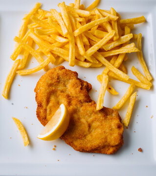 Wiener Schnitzel and french fries