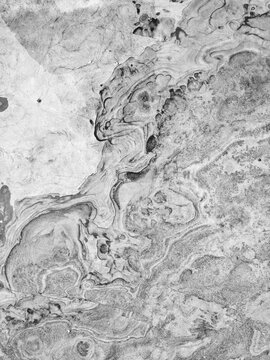 Abstract pattern on rock surface.