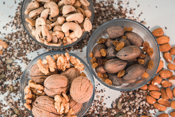 Semillas frutos secos