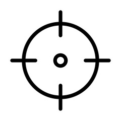 Icono de destino. Identificador de destino. Ilustración vectorial aislado en fondo blanco 