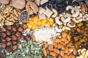 Semillas, frutos secos