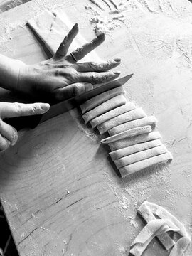 Pasta making in Tuscany
