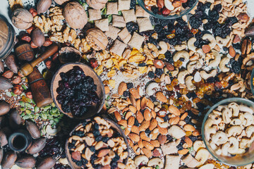 Semillas, frutos secos