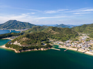 Obraz premium 三豊市荘内半島の風景