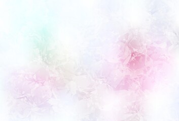 Light Pink, Yellow vector doodle layout with roses, flowers.