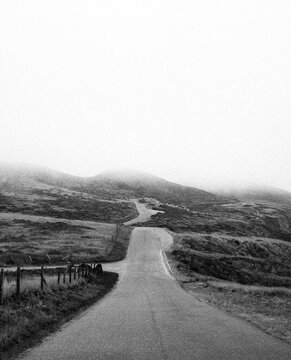 Misty Foggy Road