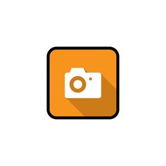 Camera icon flat